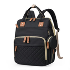 Bebeğimle® | Katlanabilir Beşik Özellikli Akıllı Bebek Bakım Sırt Çantası